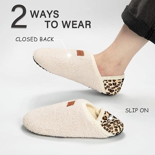 ATHMILE House Slippers for Women Men Indoor Barefoot Slippers Socks Furry Slip on House Shoes Cozy Comfy for Home Bedroom Travel Yoga thumbnail 3