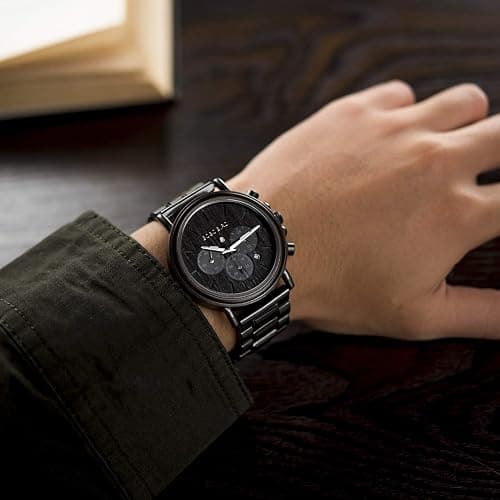 2win Engraved Wooden Watch for Boyfriend My MAN Fiancé Husband Customized Personalized Wood Watches for Men Birthday Anniversary Personalized Watch thumbnail 8