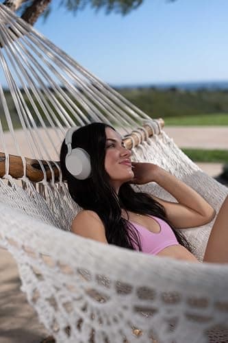 Sony WH-1000XM5 Premium Noise Cancelling Wireless Headphones, Silver | Auto NC Optimizer, Up to 30 Hrs of Battery, Carrying Case, Crystal Clear Calls, Touch Control, Multipoint Connection thumbnail 6