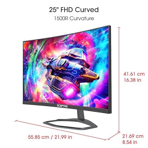 Sceptre 24.5-inch Curved Gaming Monitor thumbnail 5