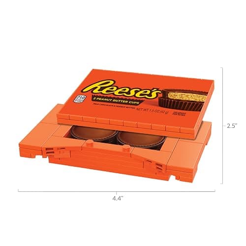 Snap & Switch Reese's Peanut Butter Cup Set - Buildable Candy Bar for Creative Play and Fun - Ages: 6+ thumbnail 2