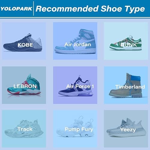 YOLOPARK 4 Pairs Creases Protector for Shoe Sneakers:AF1s,Dunks and More, Anti Creases Protector for Men's 7.5-13 Women 5-8.5 thumbnail 6