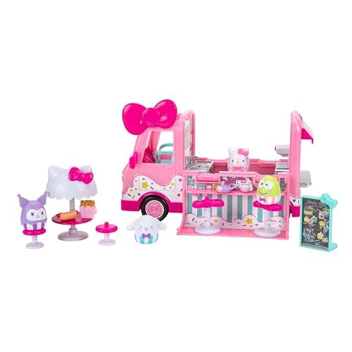 Squish-a-longs Hello Kitty and Friends Hello Kitty Cafe Truck Playset - Image 1