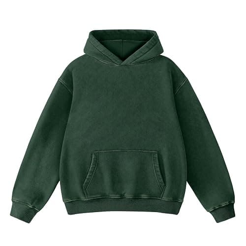 Dnzzs Acid Wash Hoodie for Womens Pullover Oversized Women's Fashion Hoodies & Sweatshirts Vintage Sweatshirt Heavyweight - Image 1