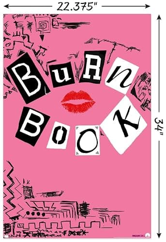 Mean Girls - Burn Book Wall Poster, 34L" x 22.4W", Unframed Version thumbnail 3