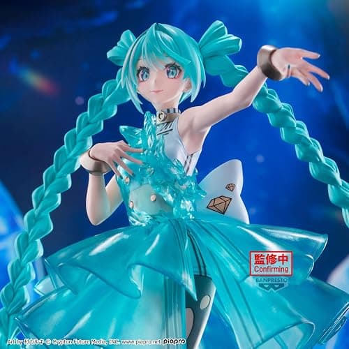 Banpresto - Vocaloid - Hatsune Miku - Clearluxe Emerald Gem Evolve Figure thumbnail 6