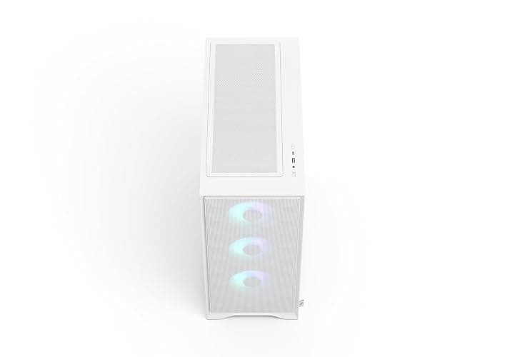 Fractal Design Pop 2 Air White RGB - Tempered Glass - Performance Airflow PC Gaming Case - Mesh Front Panel - Three 120 mm RGB Fans Included - Spacious Interior - ATX/mATX/ITX Motherboard Support thumbnail 7