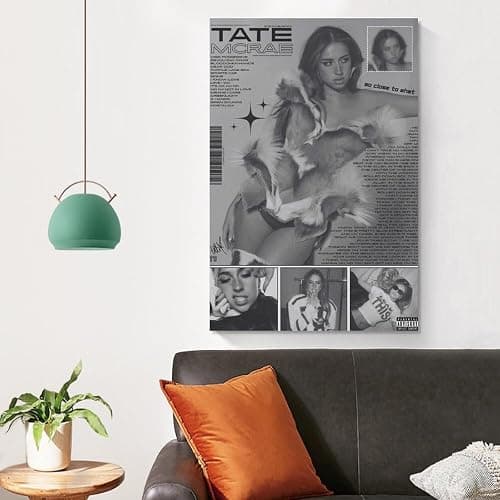 8FH2K9L MN4P7 Tate McRae 3 Canvas Poster Wall Decorative Art Painting Living Room Bedroom Decoration Gift Unframe-style08x12inch(20x30cm) thumbnail 4