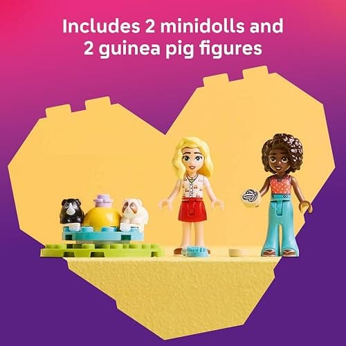LEGO Friends Guinea Pig Playground - Building Toy Pretend Play Set for Kids, Girls and Boys, Ages 5+ - with 2 Minidolls and 2 Animal Toys - Gift Idea for Birthdays - 42640 thumbnail 4
