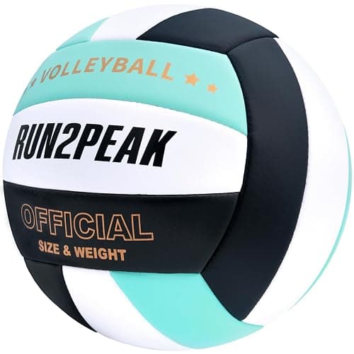 RUN2PEAK Soft Volleyball Ball Official Size 5 Volleyballs for Indoor Outdoor Beach Pool Game Play for Teen Beginner Recreational Team Professional PU Leather Training Practice Volley Balls thumbnail 7