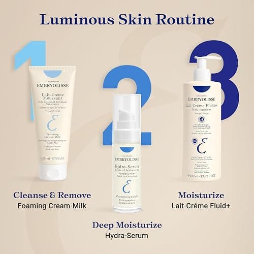 Embryolisse Lait-Crème Fluid+ Face & Body Cream, Multi-Use Lightweight Moisturizer with Shea Butter & Aloe Vera. Fast Absorbing, For All Skin Types thumbnail 7