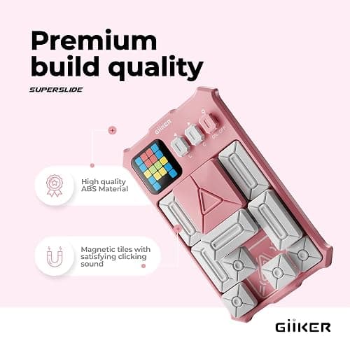 GiiKER Super Slide Puzzle Games, Original 500+ Challenges Brain Teaser Puzzle, Toys for Kids Teens, Travel Games Birthday Stocking Stuffers for Boys Girls, Activities for Road Trips thumbnail 6