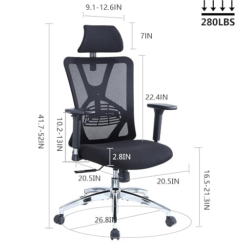 Ticova Ergonomic Office Chair thumbnail 2