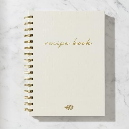 ZICOTO Aesthetic Blank Recipe Book with Linen Cover - The Perfect Recipe Notebook to Write in Your Own Recipes - Beautiful Blank Cookbook to Organize Your Recipes thumbnail 9