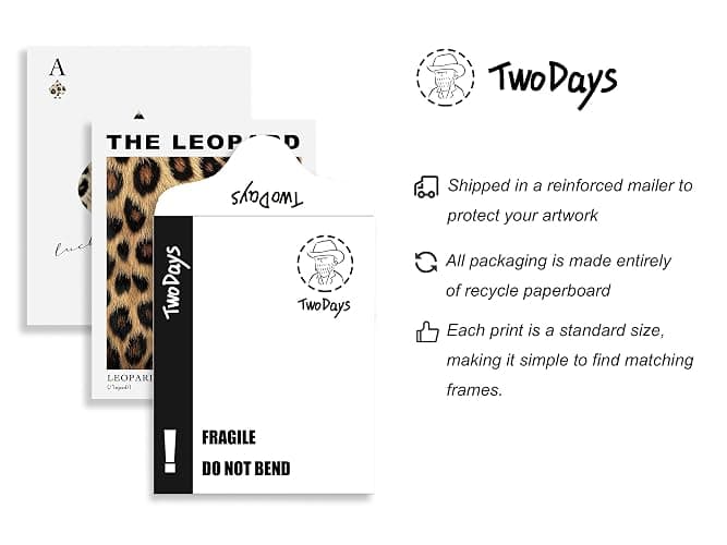 TwoDays Cheetah Print Room Decor, Trendy Leopard Print Wall Art Aesthetic, Chic Luxury Y2K Fashion Posters for Home Bedroom Apartment Dorm. (Multi Sizes, Set of 12, 8" X 10" Largest, UNFRAMED) thumbnail 4