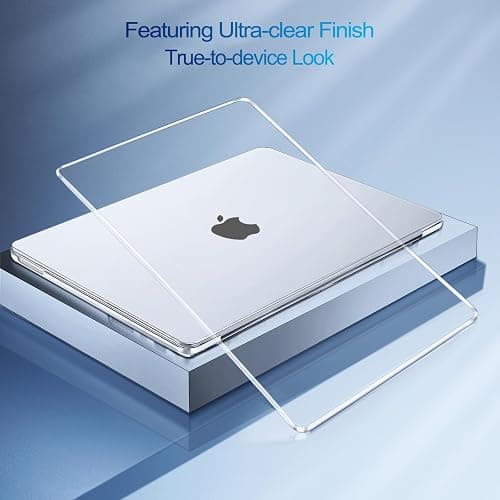 MOSISO Compatible with MacBook Neo Case 13 inch 2026 Release Model A3404 with A18 Pro Chip, 4 in 1 Kit Precision Fit Crack & Scratch Resistant Protective Hard Shell Case Cover, Crystal Clear thumbnail 4