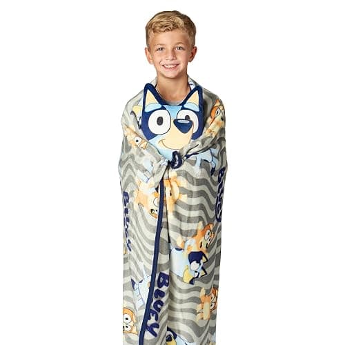 Bluey Fun Hugger Pillow and Throw Blanket Set – 11 inch Character Plush with 40x50 inch Soft Fleece Blanket – Cozy for Kids, Girls, Boys, Travel, Nap Time thumbnail 6