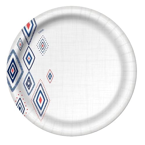 Dixie Large Paper Plates, 10 Inch, 204 Count, 2X Stronger*, Microwave-Safe, Soak-Proof, Cut Resistant, Disposable Plates For Everyday Breakfast, Lunch, & Dinner Meals thumbnail 2