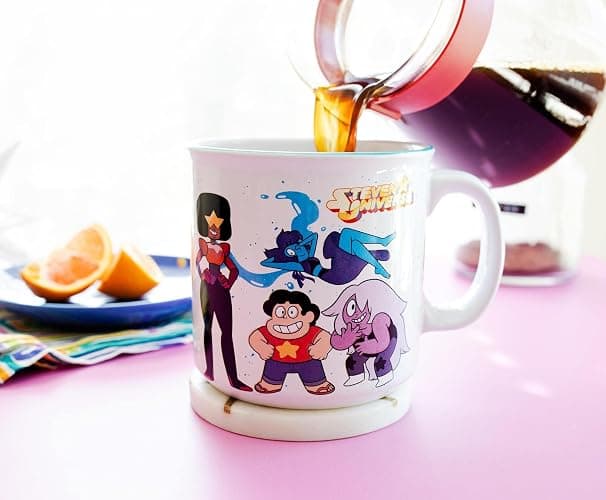 Steven Universe Crystal Gems Ceramic Camper Mug | Coffee Cup For Espresso | Holds 20 Ounces thumbnail 6