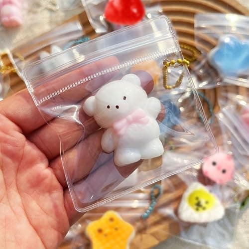 30Pcs Mini Taba Squishies Kit Fidget Toys, Include Mini Taba Squishies Pack with 24 Easter Cards, Kawaii Stress Relief Toys Squeeze Toys Party Favors for Kids 4-8 8-12, Classroom Birthday Easter Gifts thumbnail 2