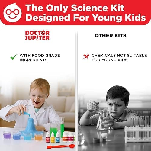 Doctor Jupiter My First Science Kit for Kids Ages 4-5-6-7-8 | Christmas, Birthday Gift Ideas for 4+ Year Old Boys & Girls | Toy Stem Kit with 100+ Experiments | Learning & Educational Projects thumbnail 7