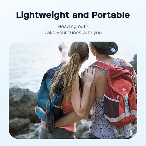 Tribit XSound Go Bluetooth Speaker, 16W Portable Wireless Speaker with Loud Sound, 24H Playtime, IPX7 Waterproof, Custom EQ, XBass, BT5.3, TWS Pairing, Type-C, Outdoor/Home/Travel/Beach/Shower (White) thumbnail 5