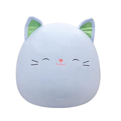 Squishmallows Original 20in Jiovanne The Blue Cat with Green Ears – Official Jazwares Plush (Jumbo) - Image 1