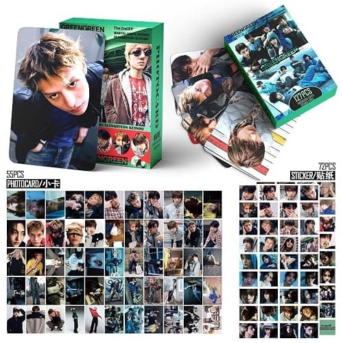 sunlelekz Cortis GREENGREEN Photocard & Sticker Set - 127PCS (55PCS Lomo Cards + 72PCS Stickers) Kpop Collectible Merchandise thumbnail 2