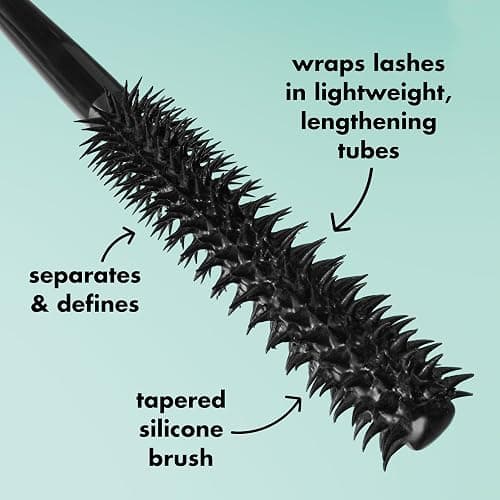 e.l.f. Lash XTNDR Mascara, Made With Tubing Technology For The Look Of Lash Extensions, Clump & Flake Free, Vegan & Cruelty-Free, Soft Black - 7 ml (Pack of 1) - Soft Black thumbnail 5