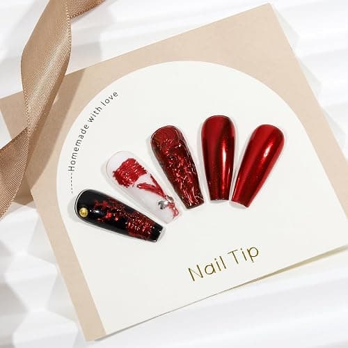 Artdone Chrome Nail Powder,Red Iridescent Aurora Powder Metallic Mirror Effect Pigment Pearlescent Mermaid Pigment Pearl Glitter Dust Kit, Nail Art Decoration, Resin Craft thumbnail 4
