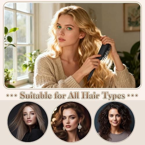 173 Pcs Hair Accessories Kit Include Flat Hair Clips Hair Brush Satin Scrunchies Mini Hair Claw Hairpins Hair Ties for All Types thumbnail 6
