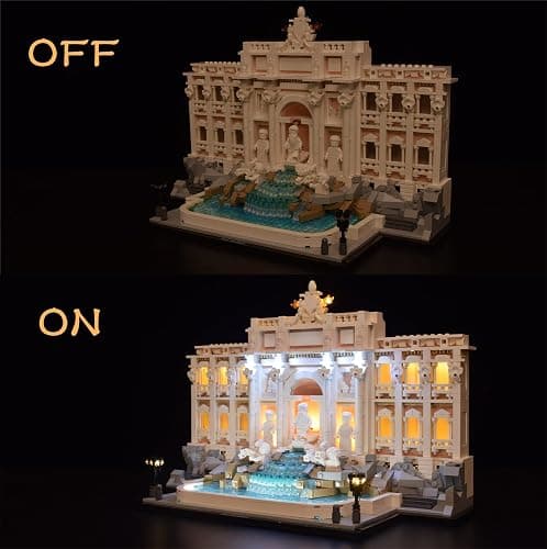 LightGo LED Kit for Lego 21062 Trevi Fountain Baroque Architecture | Lighting Only-Bricks Set Not Included (Remote Version) thumbnail 6