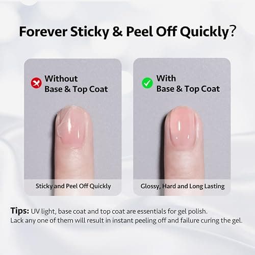 GAOY Builder Gel for Nails, 16ml Nail Strengthener in a Bottle, Nail Extension Hard Gel, Soak Off Long Lasting UV Light Cure, 1726 Baby Pink, Base Coat Top Coat Needed thumbnail 6