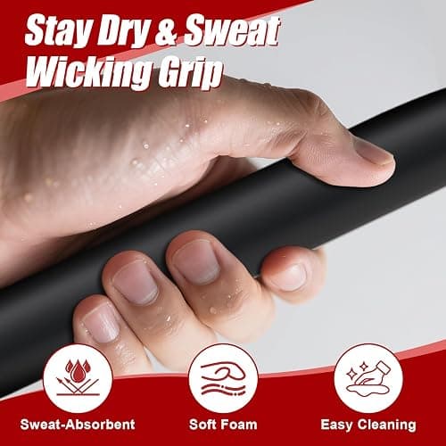 Push Up Bars: Sweat-resistant Parallettes Bar for Handstands L-sit & Dip, No Wobbling Strength Training Pushup Stands for Women Men Workout Core Exercise at Home Floor Gym thumbnail 3