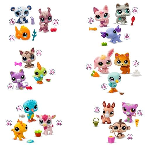 Littlest Pet Shop - Pet Surprise Three Pack - Series 2 - LPS Gen 7, Authentic Mystery Figures, Surprise Collectible Kidult Toy, Girls, Boys, Kids, Tweens Ages 4+ thumbnail 3