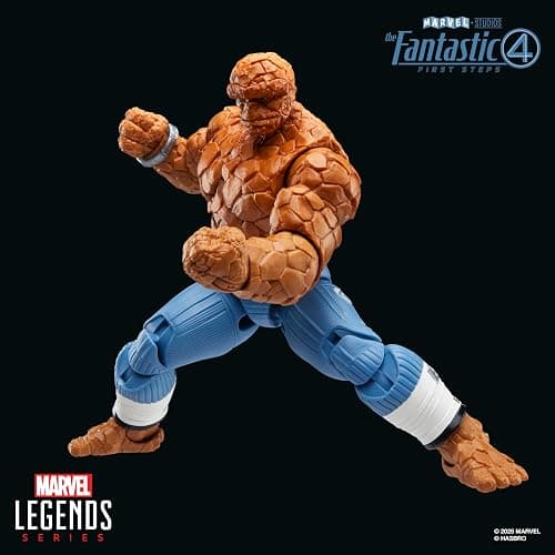 Marvel Legends Series The Thing, The Fantastic Four: First Steps Ben Grimm Movie Collectible 6 Inch Action Figure Toy thumbnail 6