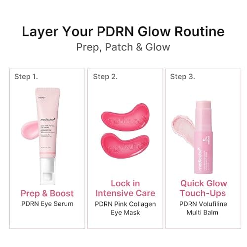 medicube Jelly Eye Mask PDRN Pink Collagen | Hydrogel Eye Patches with PDRN, Collagen, NAD | Refreshing for Puffy, Tired Eyes | Firming for Look of Wrinkles, Fine Lines | Korean Skincare (6 Pairs) thumbnail 7