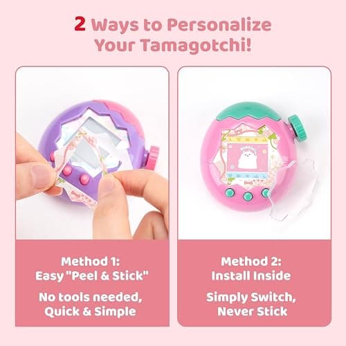 BUBBLELOGUS Strawberry Bubble Protective Case for Tamagotchi Paradise, Soft TPU Silicone Cover with Faceplate, Flower Shaped Zoom Dial Cap & Charms Set, Anti-Scratch & Waterproof (Pink) thumbnail 4