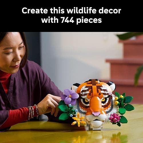 LEGO Art The Fauna Collection – Tiger, Building Set for Adults 18+ - New Home or Housewarming Gift Idea - Collectible DIY Kit for Men and Women Who Enjoy Arts and Crafts - 31217 thumbnail 3