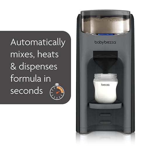 Baby Brezza Formula Pro Advanced Formula Dispenser Machine - Automatically Mix a Warm Formula Bottle Instantly - Easily Make Bottle with Automatic Powder Blending, Charcoal thumbnail 3