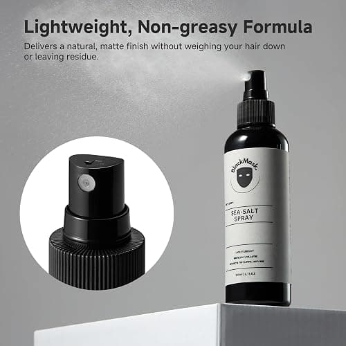 BlackMask Sea Salt Spray for Men – Natural Volume & Texture, Lightweight Hold, Effortless Style thumbnail 5