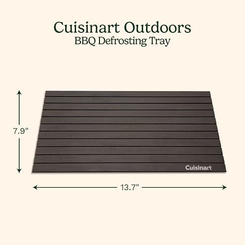 Cuisinart BBQ Defrosting Tray, Conductive Aluminum Rapid Thaw Plate for Frozen Meat, Quick Defrosting Tool that Preserves Natural Flavors, Non Stick Easy to Clean Kitchen Gadget & Grilling Accessories thumbnail 3