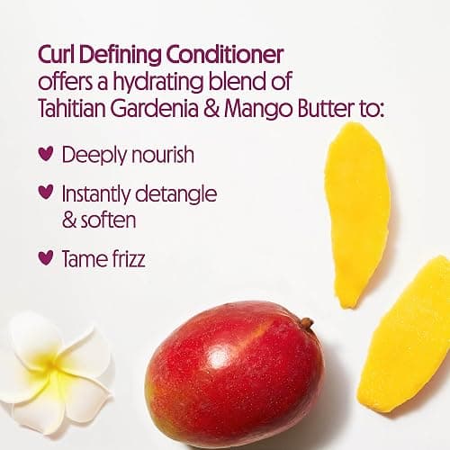 Not Your Mother's Naturals Curl Defining Shampoo and Conditioner (2 Pack) - 98% Naturally Derived Ingredients - All Hair Types - Gardenia Mango Butter thumbnail 4