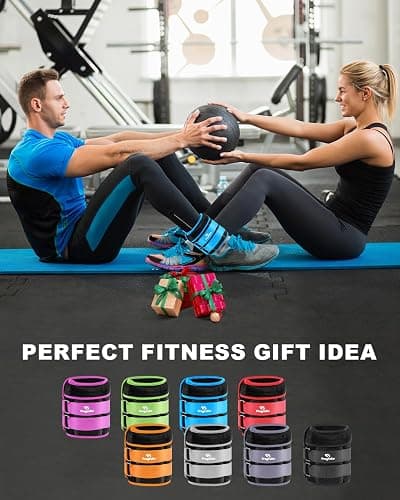 Adjustable Ankle Weights 1-3/4/5/6/8/10/12/15/20 LBS Pair with Removable Weight for Jogging, Gymnastics, Aerobics, Physical Therapy thumbnail 6