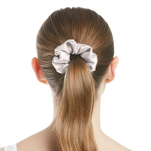silk scrunchies - bright coffee thumbnail 3