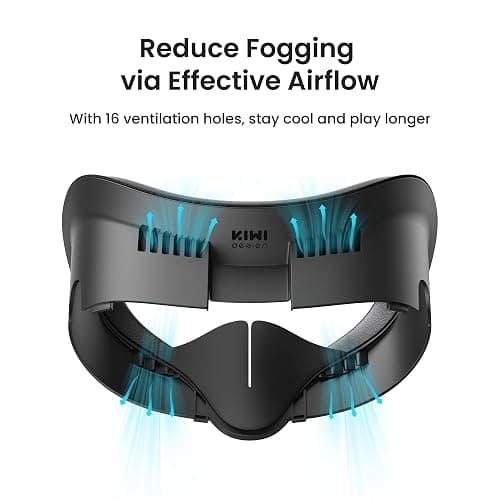 KIWI design V3 Facial Interface, Face Pad Compatible with Meta Quest 3 Accessories, NOT Compatible with Meta Quest 3S thumbnail 3