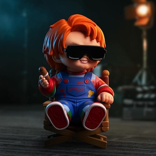 POP MART Chucky Franchise Series Blind Box Figures, Collectible Toys Spooky Home Decorations, Holiday for Girls and Boys, Single Box thumbnail 2