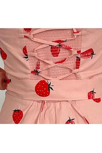 Topdress Women'sVintage Polka Audrey Dress 1950s Halter Retro Cocktail Dress thumbnail 6