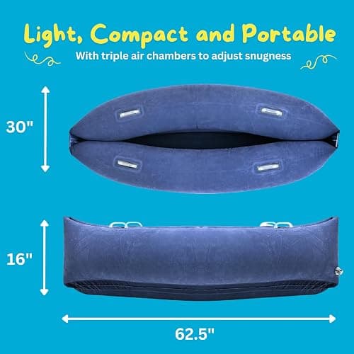 Sensory Chair for Kids — Inflatable Peapod for Children, Includes Electric Air Pump thumbnail 6