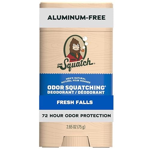 Dr. Squatch Natural Deodorant for Men – Fresh Falls – Odor-Squatching Men's Deodorant Aluminum Free (2.65 oz) - Image 1